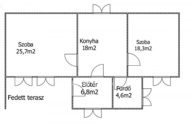 Eladó családi ház, Szentesen 15 M Ft, 2 szobás