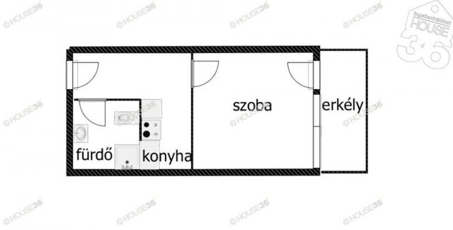 Eladó panellakás, Kecskeméten 39.9 M Ft, 1 szobás