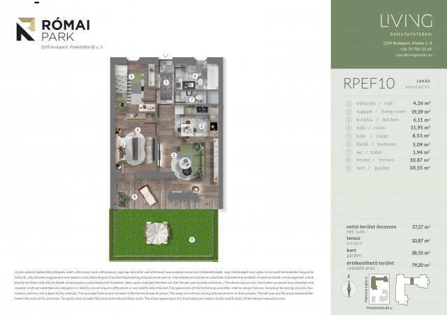 Eladó téglalakás, III. kerületben, Pünkösdfürdő utcában