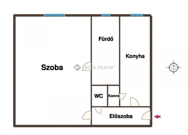 Eladó téglalakás, Budapesten, IV. kerületben 53 M Ft, 1 szobás