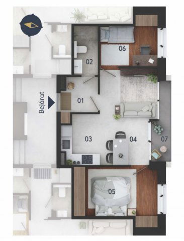Eladó téglalakás, Pécsett 59.916 M Ft, 1+1 szobás