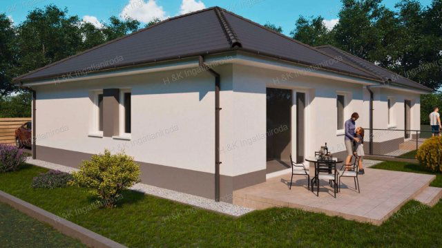 Eladó ikerház, Vácrátóton 89.5 M Ft, 4 szobás