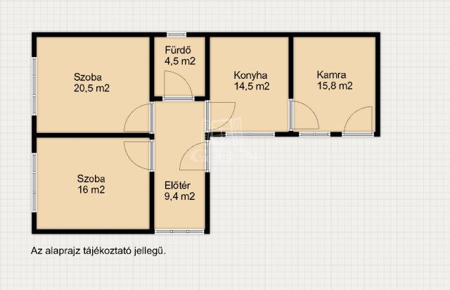 Eladó családi ház, Zalavégen 18.8 M Ft, 2 szobás
