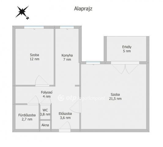 Eladó panellakás, Ajkán 33 M Ft, 1+1 szobás