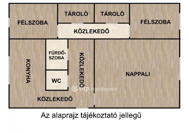 Eladó panellakás, Nyíregyházán 53 M Ft, 1+2 szobás