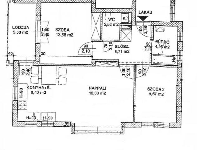 Eladó téglalakás, Budapesten, XIV. kerületben 99.9 M Ft