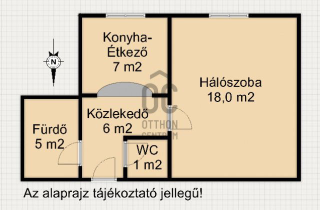 Eladó téglalakás, Nagykanizsán 19.9 M Ft, 1 szobás