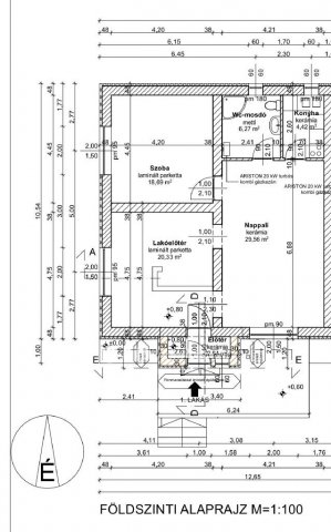 Eladó téglalakás, Berettyóújfaluban 37.9 M Ft, 1 szobás