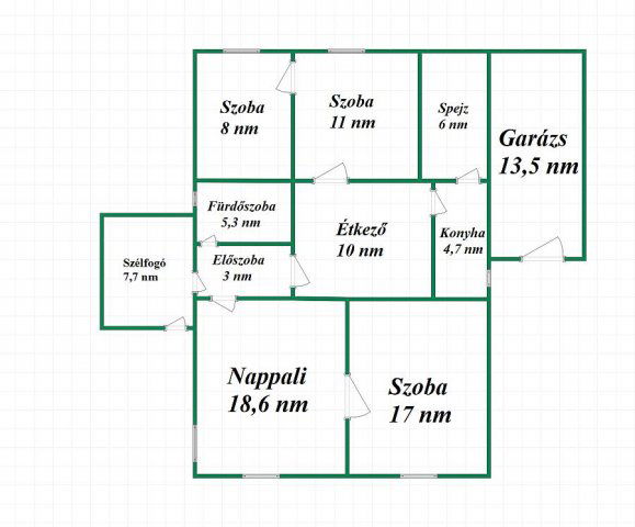 Eladó családi ház, Dunakeszin 95.9 M Ft, 3 szobás