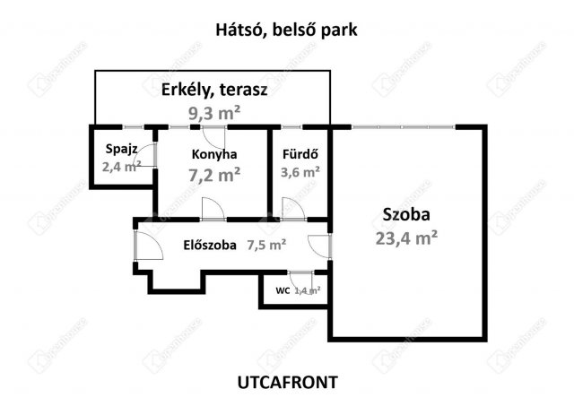 Eladó téglalakás, Miskolcon 17.5 M Ft, 1 szobás