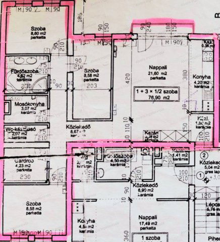 Eladó téglalakás, Nyíregyházán 68.9 M Ft, 3 szobás