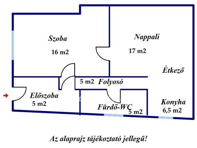 Eladó téglalakás, Kiskunhalason 22.9 M Ft, 2 szobás