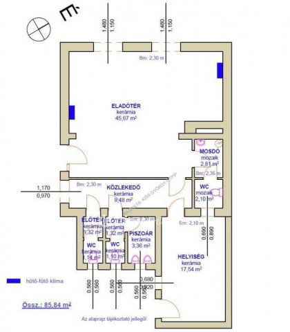 Eladó üzlethelyiség, Kunmadarason 6 M Ft, 2 szobás