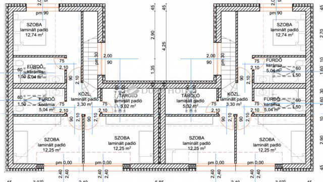 Eladó ikerház, Vecsésen 129.9 M Ft, 5 szobás