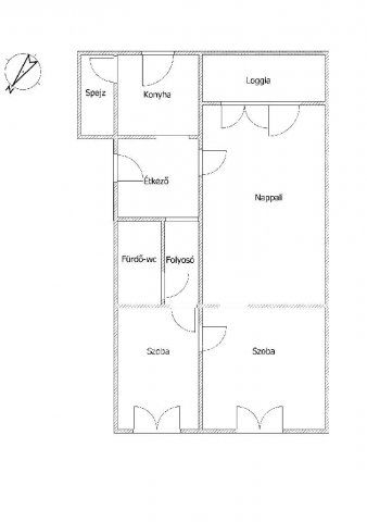 Eladó téglalakás, Gyöngyösön 49.5 M Ft, 2+1 szobás