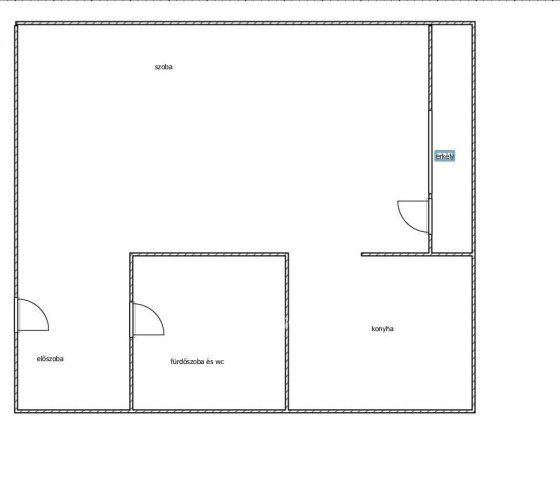 Eladó téglalakás, Harkányban 21.9 M Ft, 1 szobás