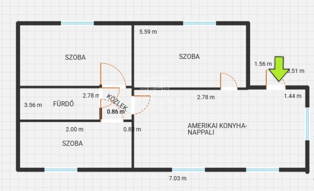 Eladó családi ház, Kömpöcön 32.5 M Ft, 4 szobás