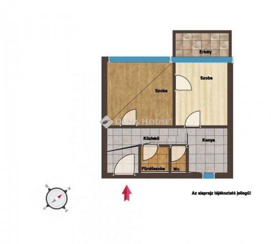 Eladó téglalakás, Vácon 57.9 M Ft, 2 szobás