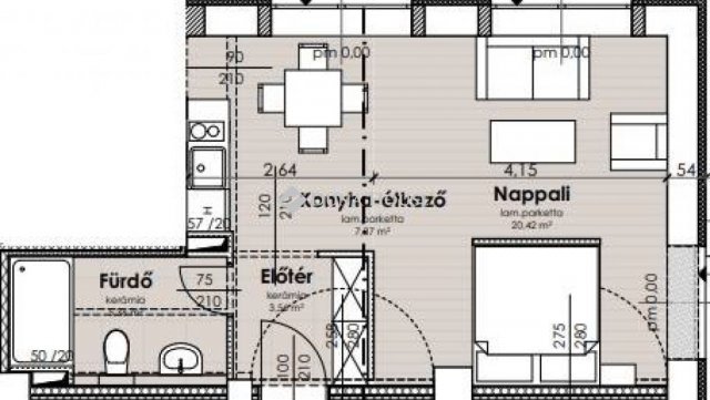 Eladó téglalakás, Zamárdiban, Nagyváradi utcában 71.95 M Ft