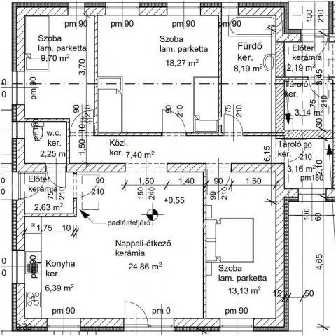 Eladó sorház, Dunaharasztin 99.9 M Ft, 3+1 szobás