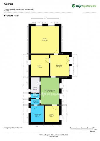 Eladó családi ház, Celldömölkön 30 M Ft, 2+1 szobás