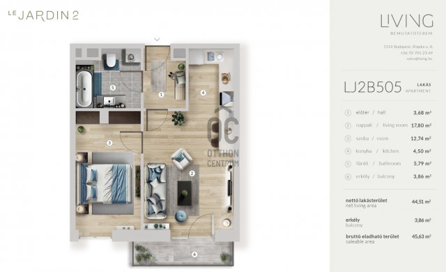 Eladó téglalakás, Budapesten, XIII. kerületben 84.99 M Ft