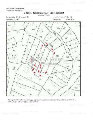 Eladó telek, Pándon 15.5 M Ft / költözzbe.hu