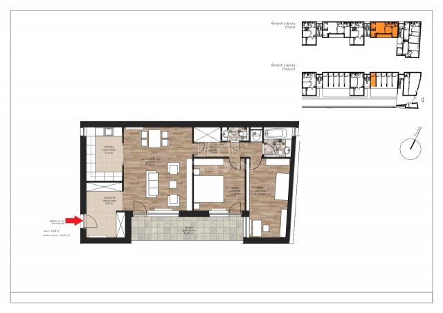 Eladó téglalakás, Székesfehérvárott 114.9 M Ft, 1+2 szobás