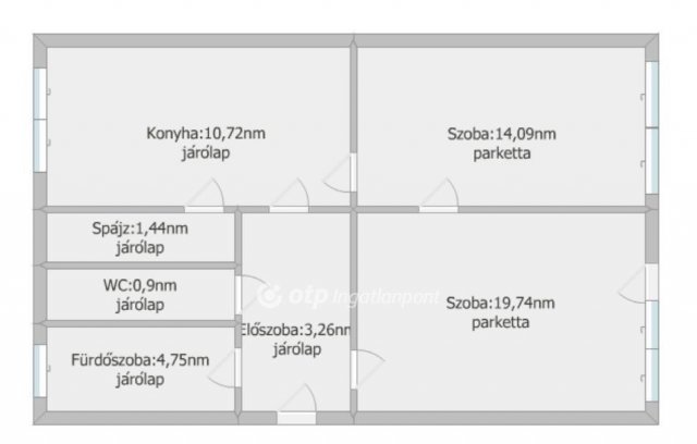 Eladó téglalakás, Szekszárdon 38 M Ft, 2 szobás