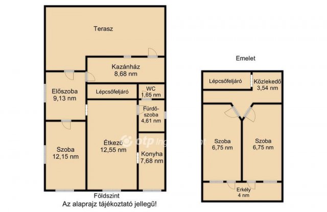 Eladó családi ház, Hajdúsámsonon 68 M Ft, 1+2 szobás
