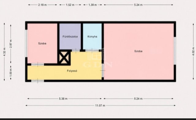 Eladó panellakás, Budapesten, X. kerületben 52 M Ft, 1+1 szobás