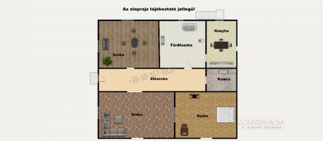 Eladó családi ház, Sándorfalván 59 M Ft, 3 szobás