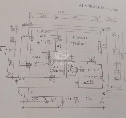 Eladó nyaraló, Dunaszekcsőn 45 M Ft, 1+2 szobás