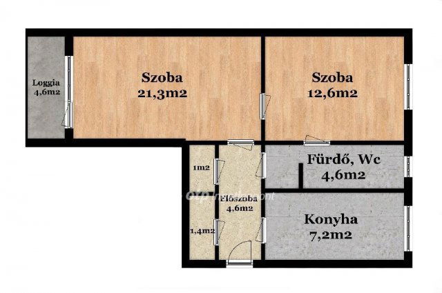 Kiadó téglalakás, albérlet, Debrecenben 180 E Ft / hó, 2 szobás