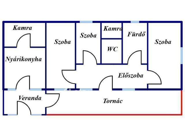 Eladó családi ház, Nyírbogdányon 24 M Ft, 2+1 szobás