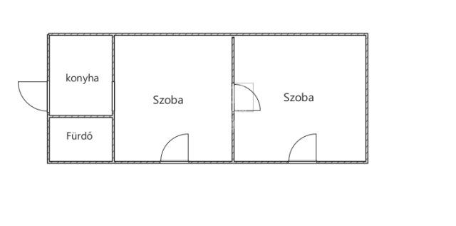 Eladó téglalakás, Szegeden 33 M Ft, 2 szobás