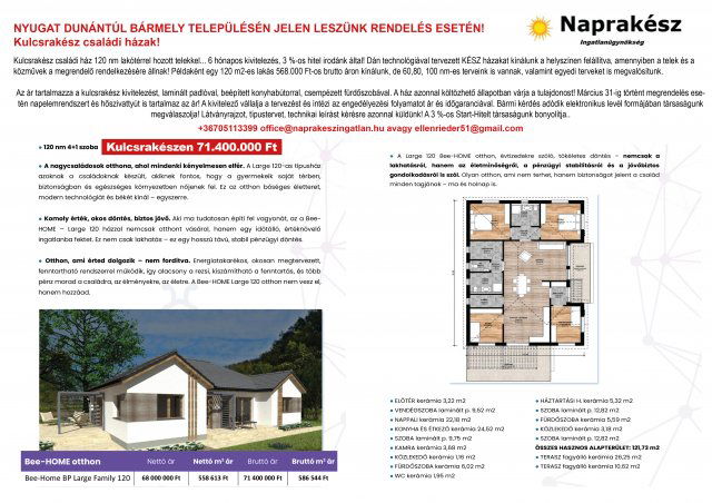 Eladó családi ház, Mosonmagyaróváron 71 M Ft, 4+1 szobás