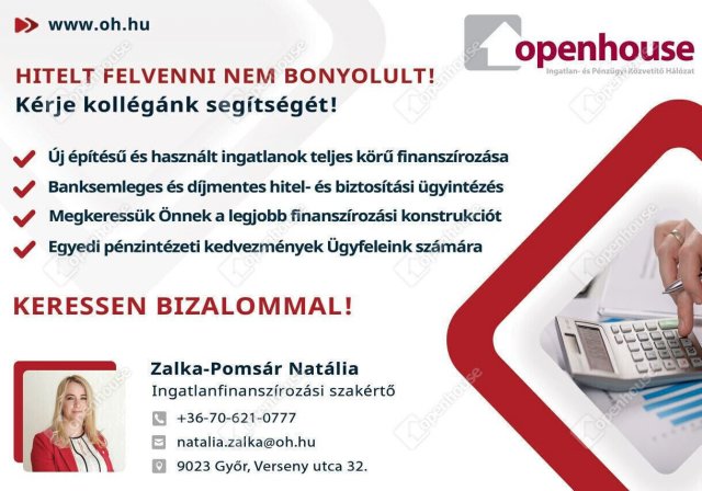 Eladó panellakás, Győrött 47.9 M Ft, 2 szobás