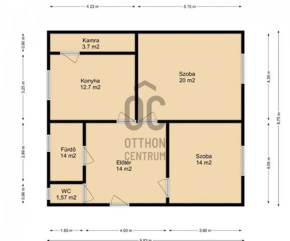 Eladó családi ház, Zalaszentmihályon 18.5 M Ft, 3 szobás