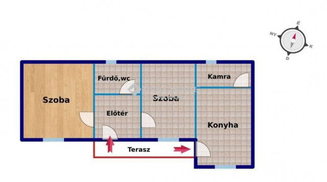 Eladó családi ház, Sárbogárdon 16.6 M Ft, 2 szobás