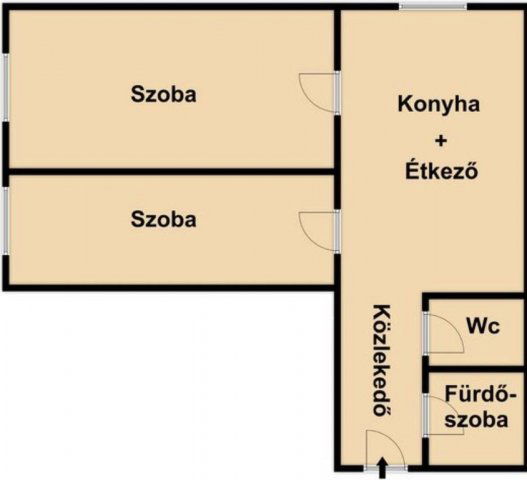 Eladó panellakás, Debrecenben 64.9 M Ft, 2 szobás