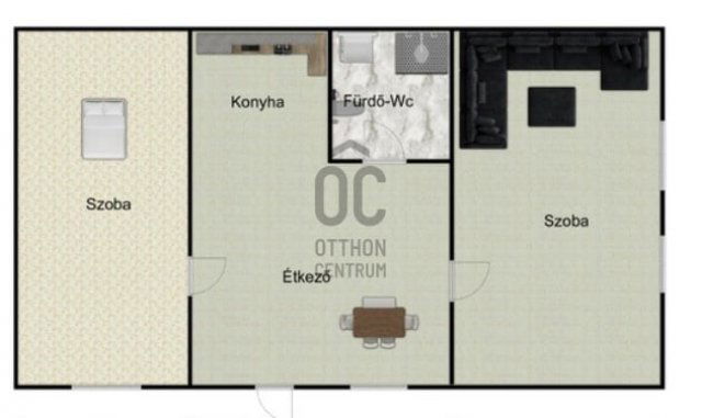 Eladó téglalakás, Budapesten, XX. kerületben 49.9 M Ft, 2 szobás