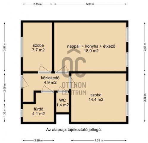 Eladó téglalakás, Nagykanizsán 35.9 M Ft, 2 szobás