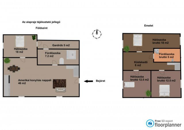 Eladó családi ház, Leányfaluban 129.9 M Ft, 4 szobás