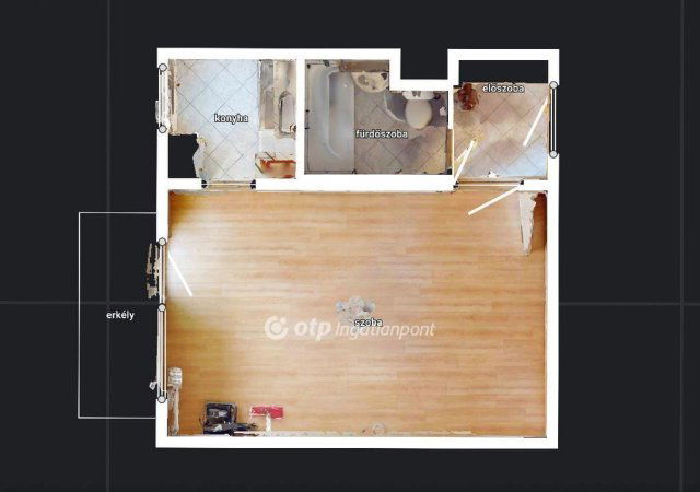 Eladó panellakás, Miskolcon 20 M Ft, 1 szobás