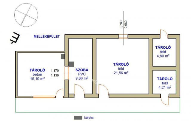 Eladó családi ház, Tiszafüreden 18.5 M Ft, 2+1 szobás