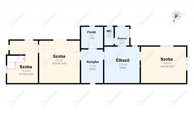 Eladó családi ház, Miskolcon 49.9 M Ft, 4 szobás