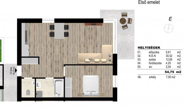 Eladó téglalakás, Debrecenben 87 M Ft, 2 szobás