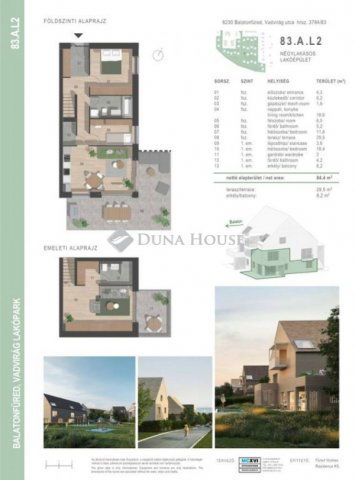 Eladó téglalakás, Balatonfüreden 166 M Ft, 4 szobás