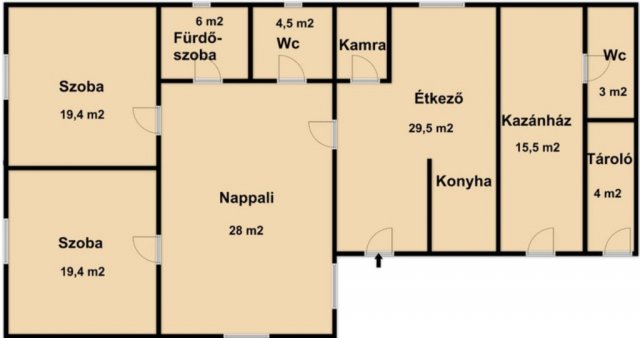 Eladó családi ház, Létavértesen 47.5 M Ft, 3 szobás